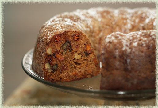 Fuyu Persimmon Bundt Cake