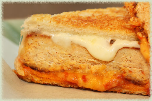 Chicken Parmesan Grilled Cheese Sandwich