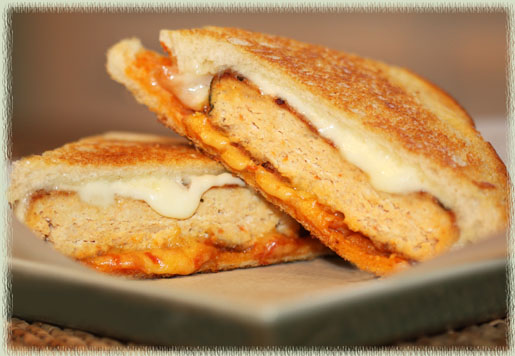 Chicken Parmesan Grilled Cheese Sandwich