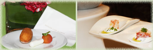 Croquetas/Caprese Pipettes & Lobster
