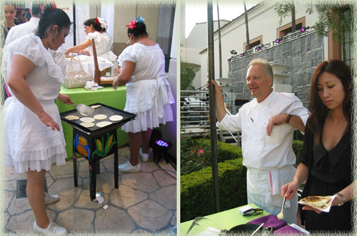 Ladies from Teresitas (left) & John Sedlar (right) at East LA Meets Napa