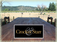 Crocker & Starr Vineyard Tasting Area