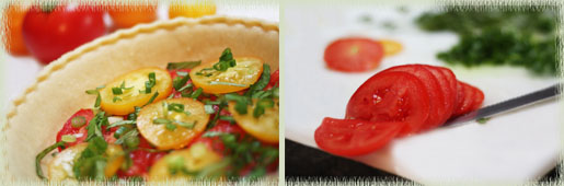 Tomato Pie in Progress/Garden Tomatoes