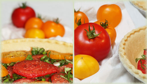 Tomato Pie in Progress/Garden Tomatoes