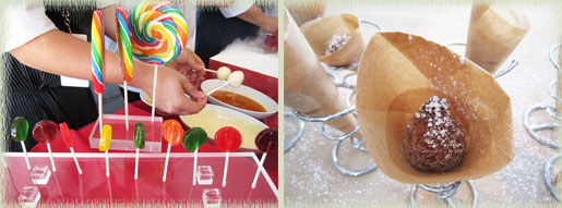 Making Nitro Ice Cream Lollipops; Beignets