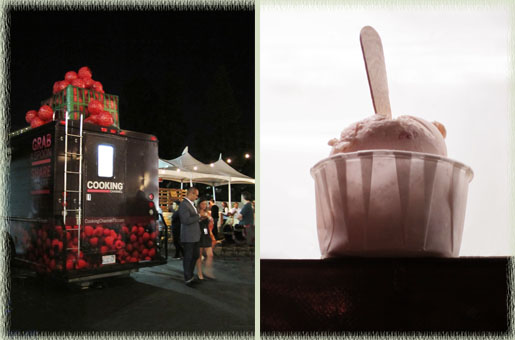 Cooking Channel Food Truck; Strawberry Ice Cream