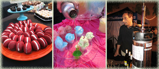 Bittersweet Treats; Tasty Clouds Cotton Candy Company; Lou Amdur with Wine Keg