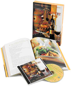 Tasting the Wine Country Cookbook & CD