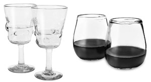Recycled Windshield Wine Goblets & Wine Glasses from uncommon goods