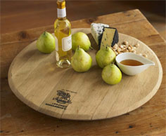 Wine Barrel Lazy Susan from VivaTerra