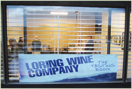 Entrance to Loring Wine Company Tasting Room