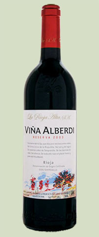 La Rioja Alta 2003 Vina Alberdi Reserva Rioja
