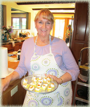 Lynn Sigafoos presents her Viognier marshmallow treats