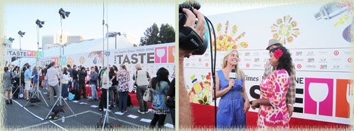 Red carpet press reception & Aarti Sequeira