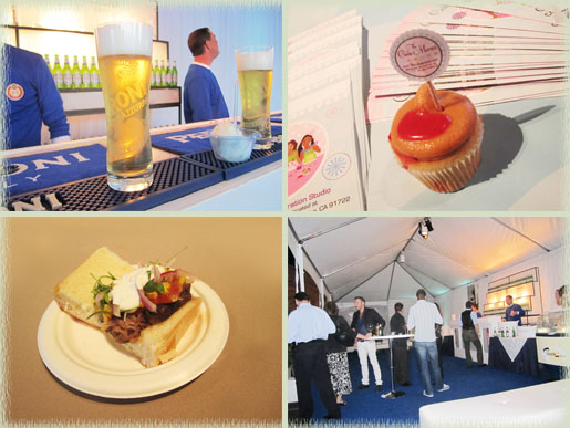 Peroni Beer Lounge, PB&J Cupcake from Cake Mamas & a Burger