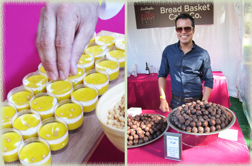 Patina's Butternut squash soup; Truffles