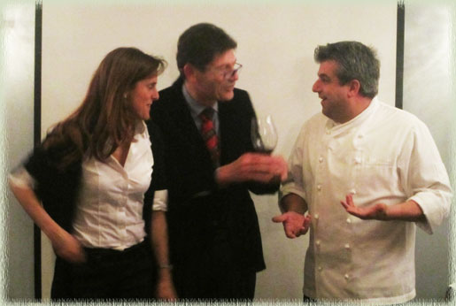 Barbara Briziarelli, Luigi Cremona & Chef Nico Chessa