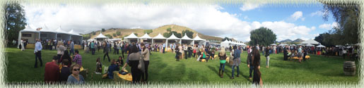 Panoramic Scene at The Food Event 2012