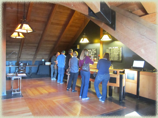 Inside White Rose Estate Tasting Room