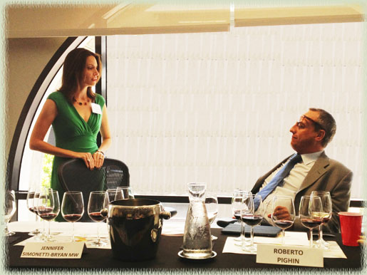 Jennifer Simonetti-Bryan, MW, leading the Kobrand seminar