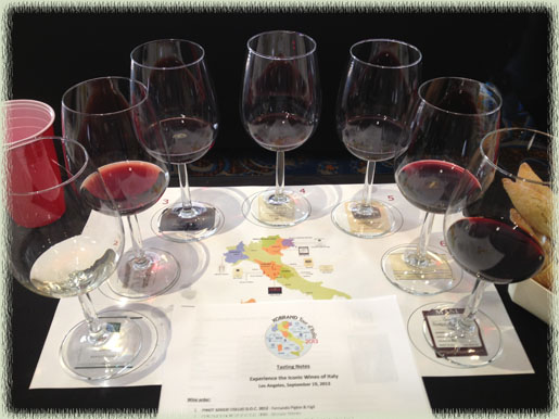 A range of great Italian wines