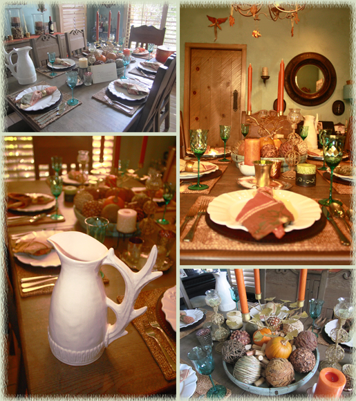 Thanksgiving Tablescape Using Anthropologie Prize Package