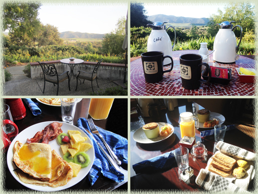 Patio, Coffee/Tea Service & Breakfasts at The Casitas Estate