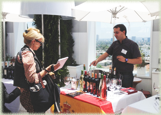 Scene at the DO La Mancha Tasting