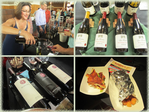 Lisa Shaw of Alma Sol Winery; Wines of La Fenêtre; Wines of Alma Sol Winery; Garagiste Grilled Cheese & Tater Tots