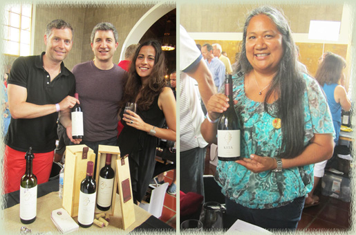 Nate, John & Evie of Rule of 3 Wines; Tara Gomez of Kitá Winery