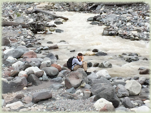 The photographer in his element