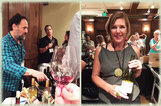 Larry Schaffer of Tercero Wines; Margaret Bradley-Foley of Petrichor Vineyards