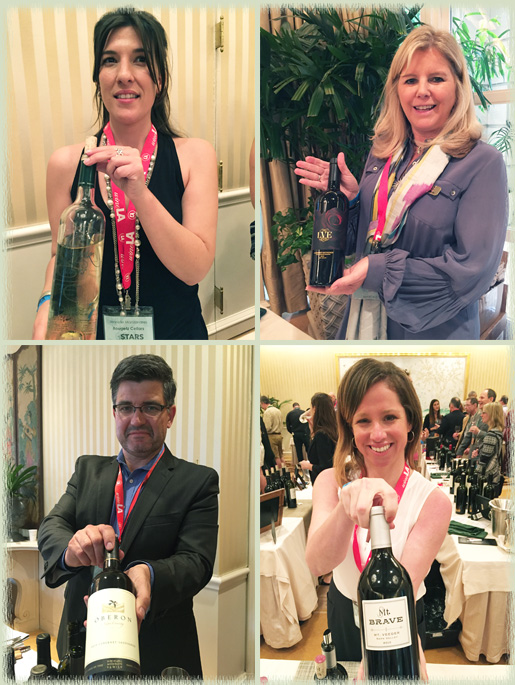 Representatives of Bougetz Cellars; Raymond Vineyards; Mt. Brave Wines; Oberon Wines