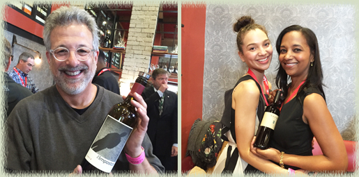 Jeff Cohn of Jeff Cohn Cellars and Coral Brown and her daughter of Brown Estate Wines