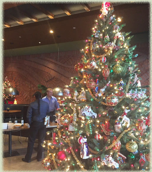 Christmas Tree at Citizen restaurant