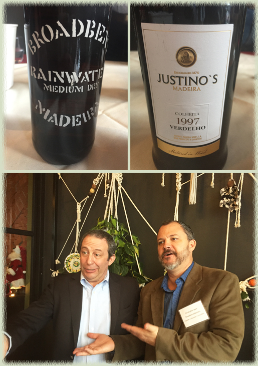 Various Madeira wines & representatives