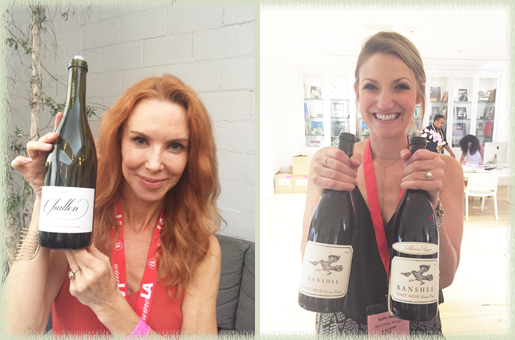 Challen Cates of Challen Winery; Katie Boyer of Banshee Wines
