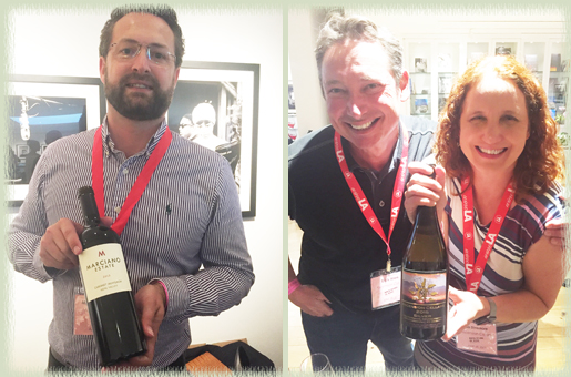 Morgan Moureze of Marciano Estate; Erick Allen & Lisa Dinsmore of Ascension Cellars