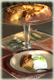 Apple–Almond Upside Down Cake