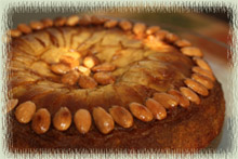 Apple–Almond Upside Down Cake