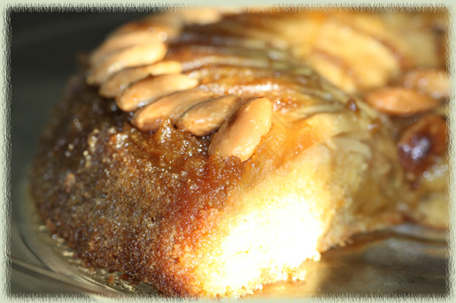 Apple–Almond Upside Down Cake