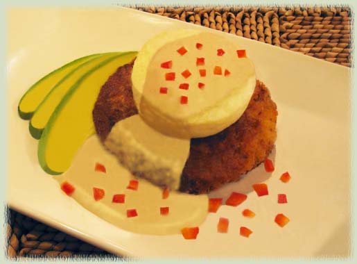 Caribbean Crab Cakes Benedict
