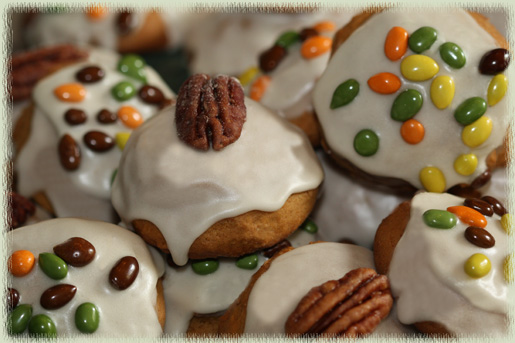 Iced Pumpkin Cookies