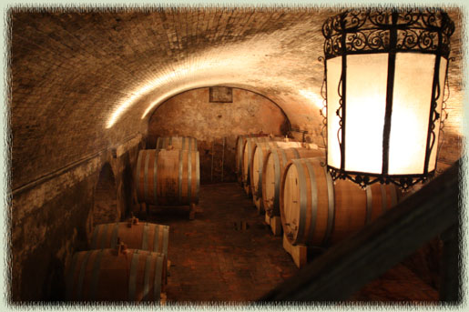 One of Lispida's Wine Cellar Barrel Rooms