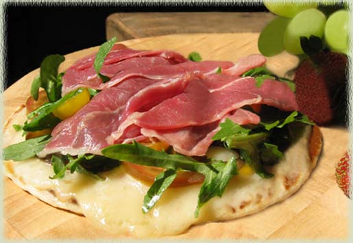 Tuscan Style Pita Pizzas