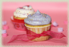 Lemon Lavender Cupcakes with Limoncello Cream Cheese Frosting